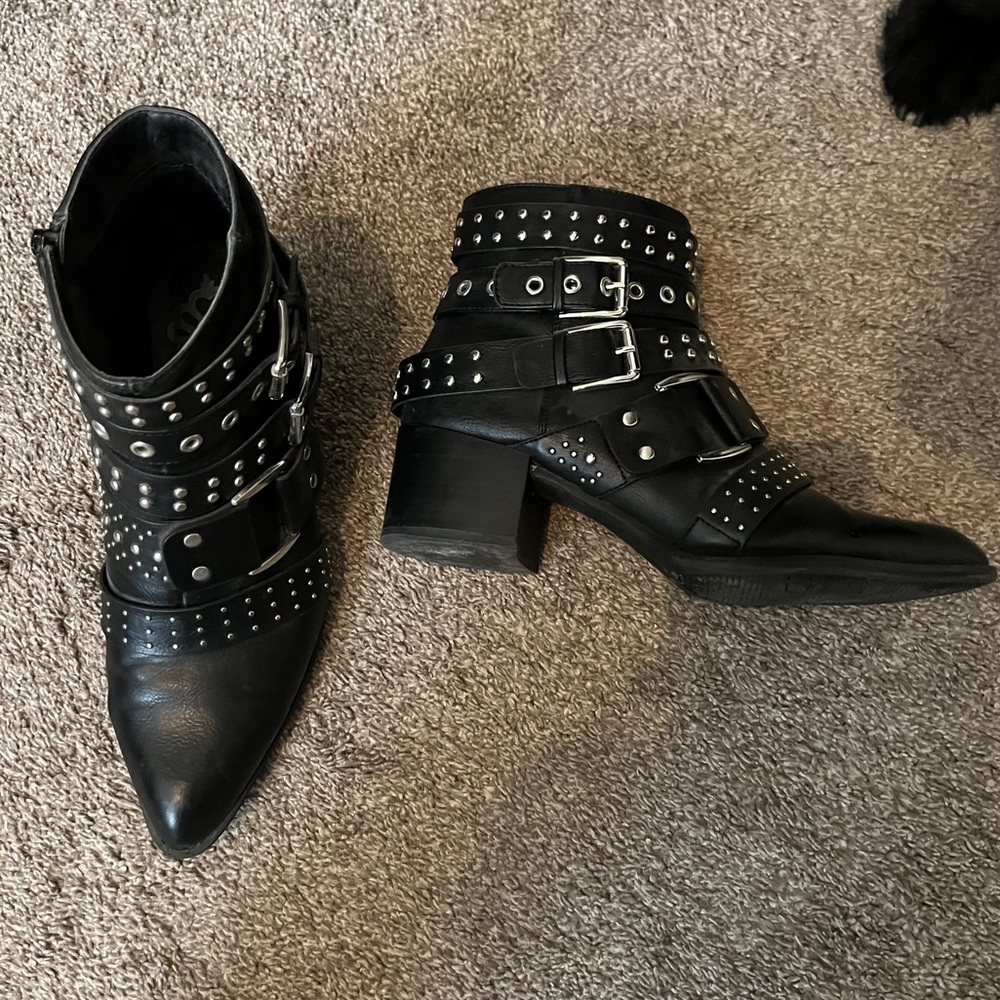 Fergalicious studded booties